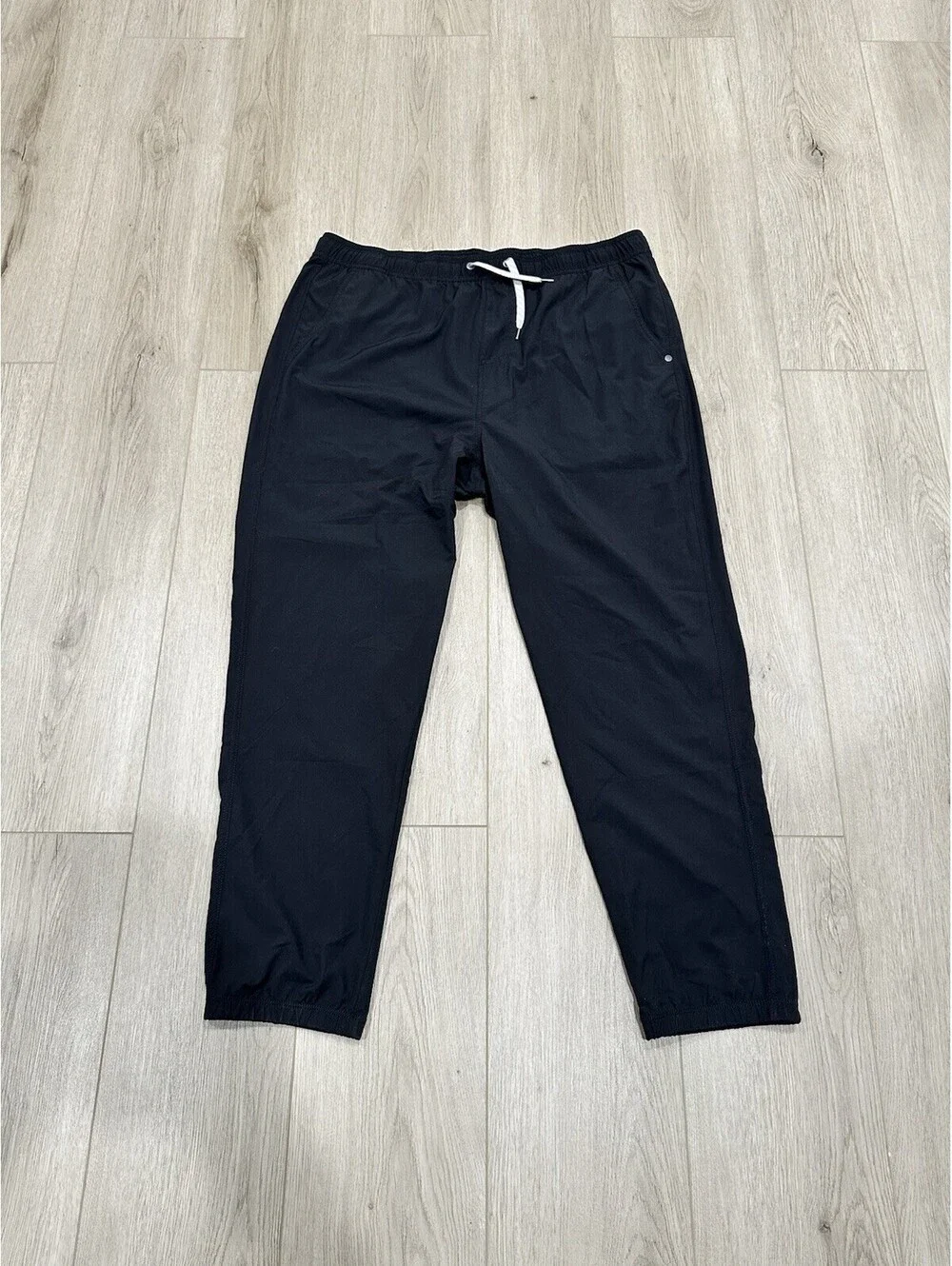 Vuori Kore Jogger Men's 2XL XXL Black Lined Performance Stretch V456